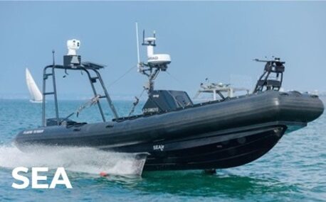 Speed boat on the sea